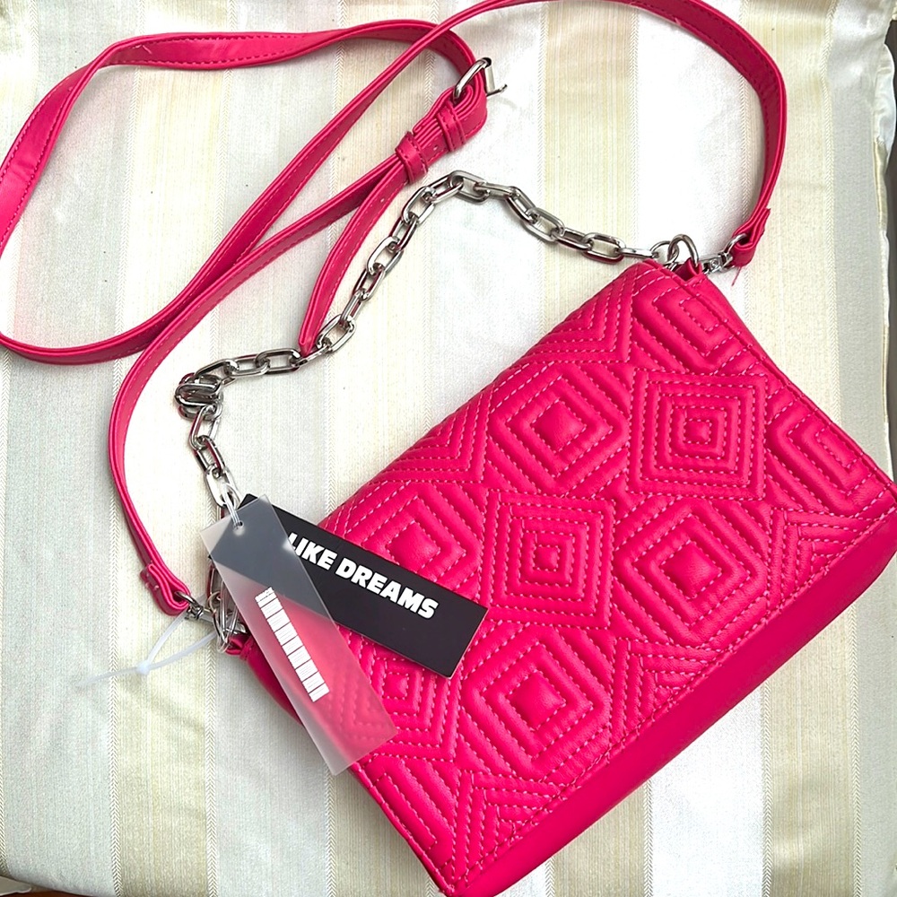 Like Dreams Hot Pink crossbody purse